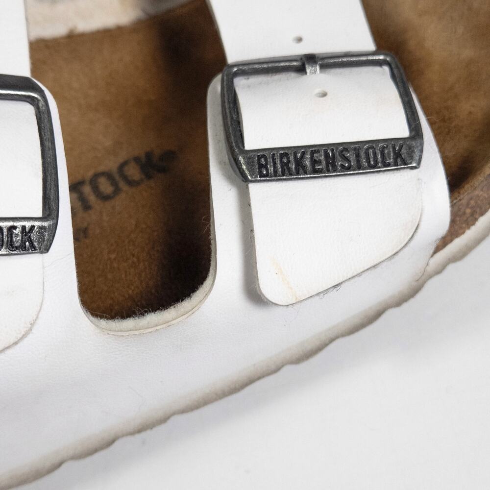 Birkenstock Arizona Sandals Size 40 (US 9)White Minimalist Normcore Comfort - Picture 5 of 7